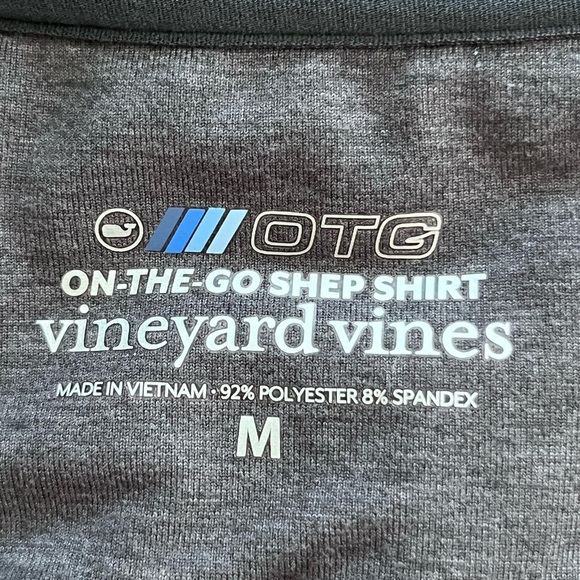 Vineyard Vines On-The-Go Shep Shirt Quarter-Zip men’s medium - Picture 6 of 6